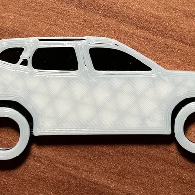 Móc khóa Dacia Bigster in 3D - Phụ kiện độc đáo cho người mê xe