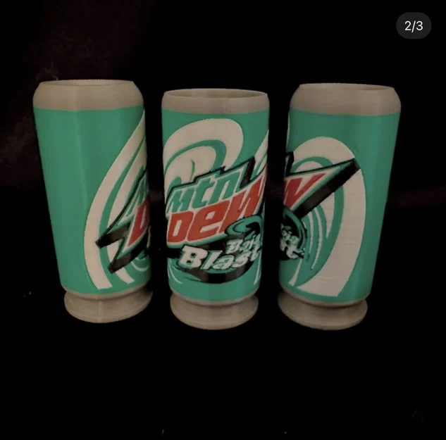 Vỏ đạn Nerf in 3D độc đáo mô phỏng lon Mtn Dew Baja Blast - Image 1