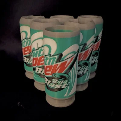 Vỏ đạn Nerf in 3D độc đáo mô phỏng lon Mtn Dew Baja Blast