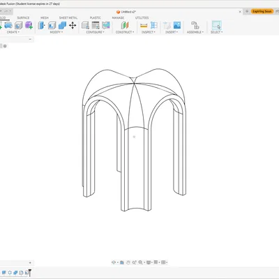 Mô-đun trang trí Pergola phong cách Studio Miicon in 3D