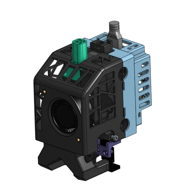 Q1 Pro Remix + EBB36 GEN2 + A1/H2D Hotend + MMU HUB + Post-Extruder Cutter - Image 4