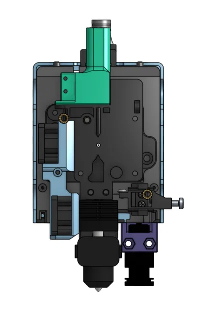 Q1 Pro Remix + EBB36 GEN2 + A1/H2D Hotend + MMU HUB + Post-Extruder Cutter - Image 6