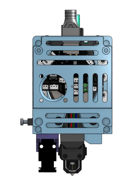 Q1 Pro Remix + EBB36 GEN2 + A1/H2D Hotend + MMU HUB + Post-Extruder Cutter - Image 7