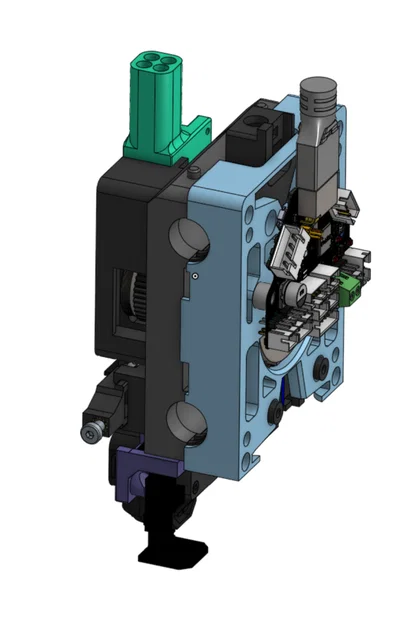 Q1 Pro Remix + EBB36 GEN2 + A1/H2D Hotend + MMU HUB + Post-Extruder Cutter - Image 9
