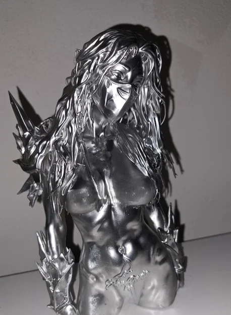 Mô hình Nữ Sát Thủ STL | Nhân vật Fantasy Đeo Mặt Nạ | Mẫu Resin Chi Tiết Cao - Image 3