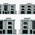 Mô hình kiến trúc đô thị hiện đại tỉ lệ HO - Thumbnail 4