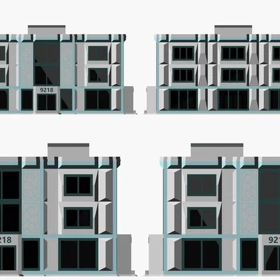 Mô hình kiến trúc đô thị hiện đại tỉ lệ HO