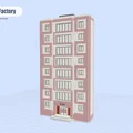 Tòa nhà kiến trúc đô thị hiện đại tỉ lệ N Scale - Dòng Backdrop - Thumbnail 2