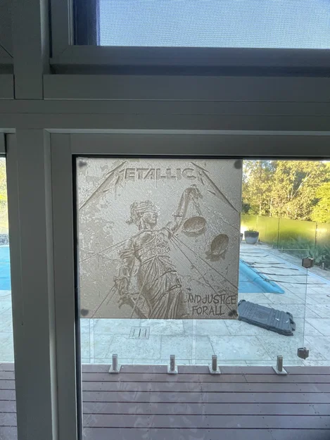 Tranh Lithophane Metallica ...And Justice For All (In 3D) - Image 1