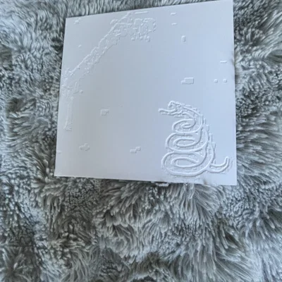 Tranh ảnh nổi Lithophane Metallica The Black Album độc đáo