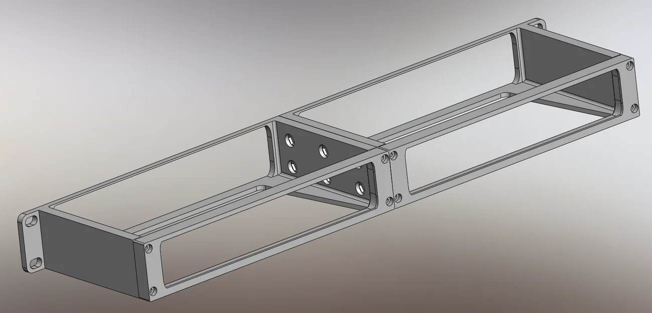 Ngàm gắn tủ rack 19 inch cho bộ Topping E70+L70 - Image 2