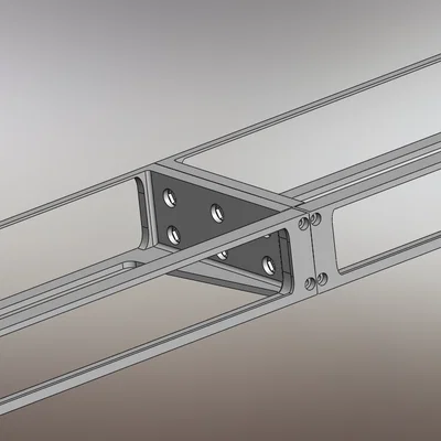 Ngàm gắn tủ rack 19 inch cho bộ Topping E70+L70