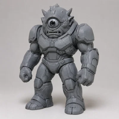 Mô hình Sci-fi Cyclops Robot - Ấn tượng độc đáo cho bộ sưu tập 3D