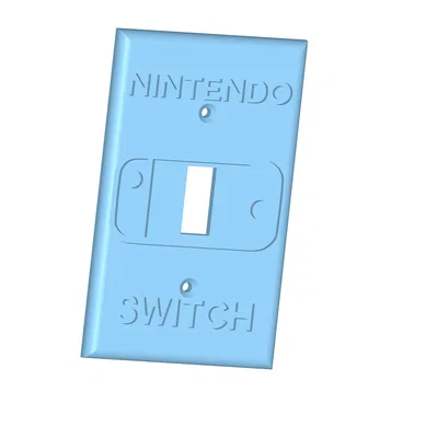 Mặt nạ công tắc đèn phong cách Nintendo Switch độc lạ