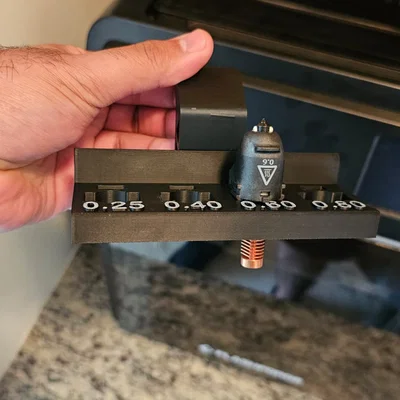 Giá để Nozzle cho Flashforge AD5M Pro - Không keo, Không Support