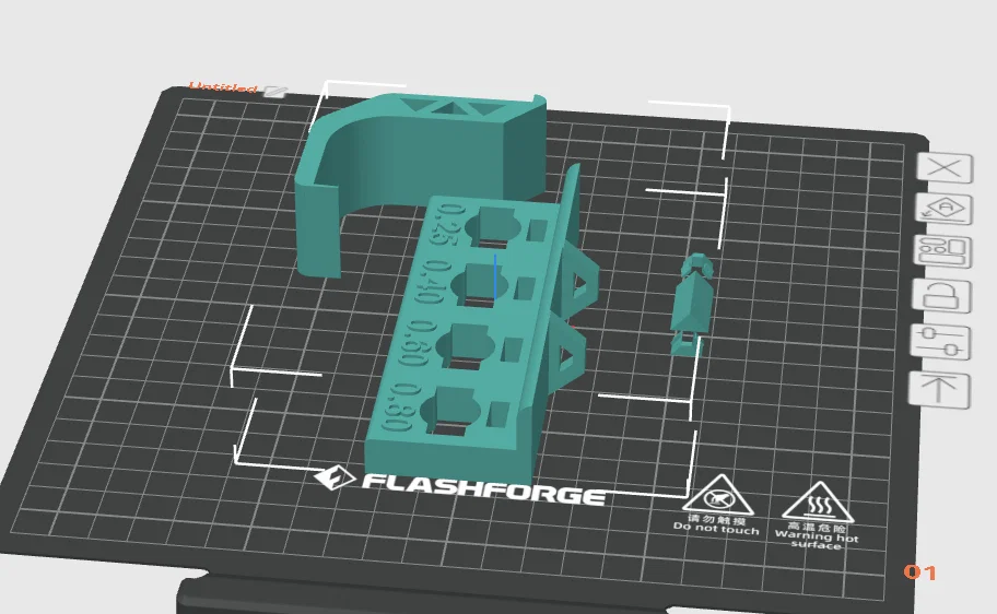 Giá để Nozzle cho Flashforge AD5M Pro - Không keo, Không Support - Image 3