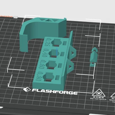 Giá để Nozzle cho Flashforge AD5M Pro - Không keo, Không Support