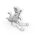 Giá đỡ điện thoại Cat Dad - File in 3D Best Cat Dad Ever - Thumbnail 6