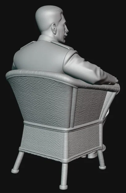 Mô hình 3D Josef Stalin (tỷ lệ 1:35) phục vụ sa bàn quân sự - Image 4