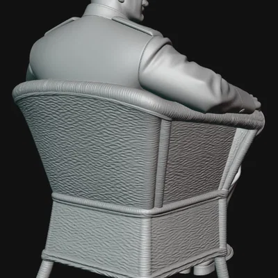 Mô hình 3D Josef Stalin (tỷ lệ 1:35) phục vụ sa bàn quân sự