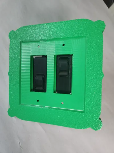 Ốp công tắc đèn phong cách Double Rocker (Công tắc phẳng) - Image 4