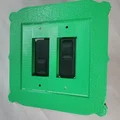 Ốp công tắc đèn phong cách Double Rocker (Công tắc phẳng) - Thumbnail 4