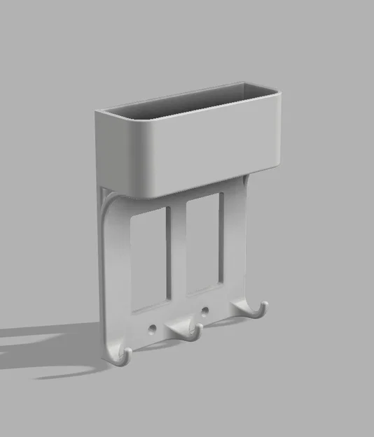 Ốp công tắc Decora đa năng: Tích hợp móc treo chìa khóa và khay để đồ - Image 1