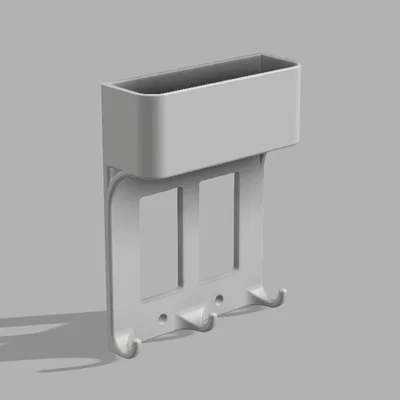 Ốp công tắc Decora đa năng: Tích hợp móc treo chìa khóa và khay để đồ