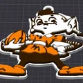 Mô hình in 3D Brownie Cleveland Browns trang trí cực chất - Thumbnail 2