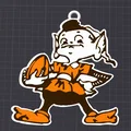 Mô hình in 3D Brownie Cleveland Browns trang trí cực chất - Thumbnail 3
