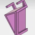 Giá treo điện thoại gắn cửa phòng tắm tiện lợi in 3D - Thumbnail 3