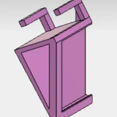 Giá treo điện thoại gắn cửa phòng tắm tiện lợi in 3D