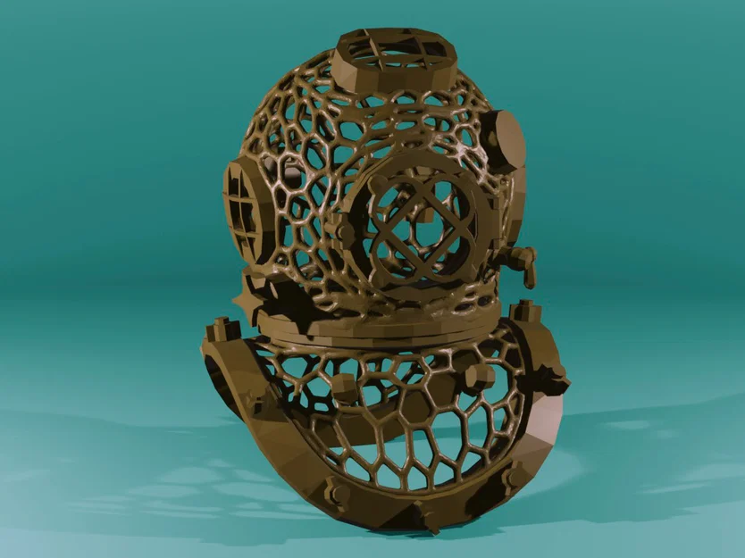 Mũ Lặn Phong Cách Voronoi - Image 1