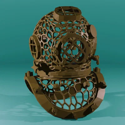 Mũ Lặn Phong Cách Voronoi