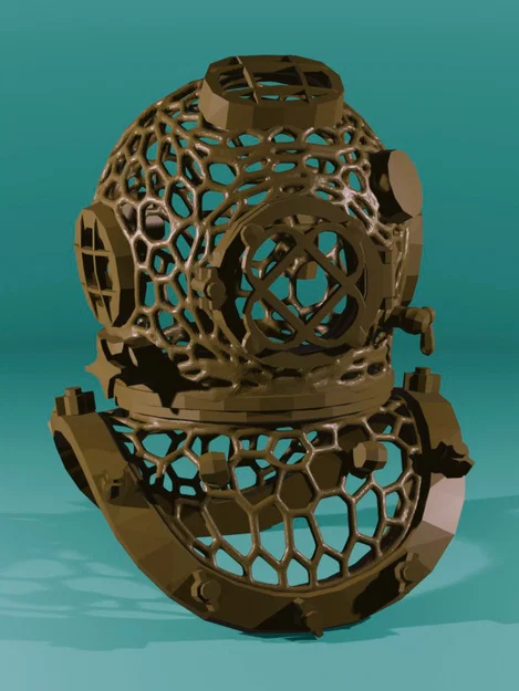 Mũ Lặn Phong Cách Voronoi - Image 2