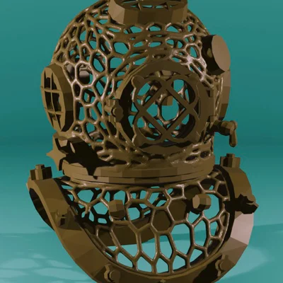 Mũ Lặn Phong Cách Voronoi