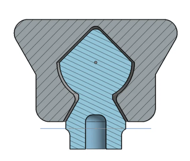 Chân đế xoay (Swivel Foot) - In liền khối - Image 2