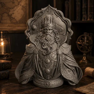 The Last Stargazer - Mô hình bức tượng bán thân 3D độc đáo