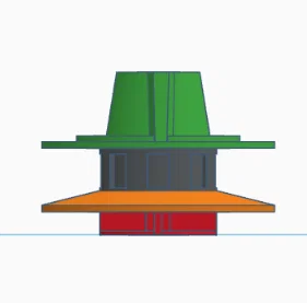 Mô hình 3D còi báo động ACA Banshee 115 chi tiết - Image 2
