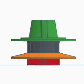 Mô hình 3D còi báo động ACA Banshee 115 chi tiết