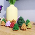 Mô hình 3D cây thông Cozy Tree lắp ráp dễ thương cho góc làm việc - Thumbnail 1