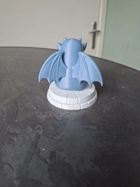 Mô hình 3D Baby Gargoyle đáng yêu trang trí kệ sách và bàn làm việc - Image 3