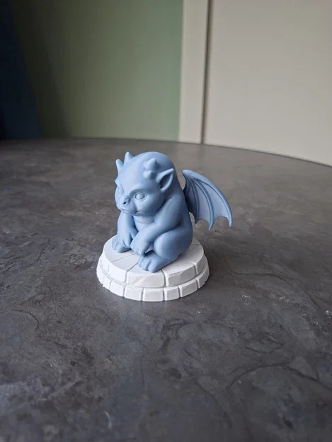 Mô hình 3D Baby Gargoyle đáng yêu trang trí kệ sách và bàn làm việc - Image 4