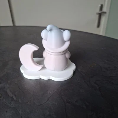 Mô hình 3D Chuột Phù Thủy (Moon Mouse Wizard) trang trí siêu đáng yêu