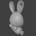 Móc khóa thỏ ôm cà rốt siêu đáng yêu cho dịp Lễ Phục sinh - Thumbnail 5
