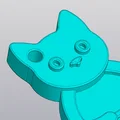 Móc khóa mèo tiên cá (Keychain Mermaid Cat) in 3D xinh xắn - Thumbnail 4