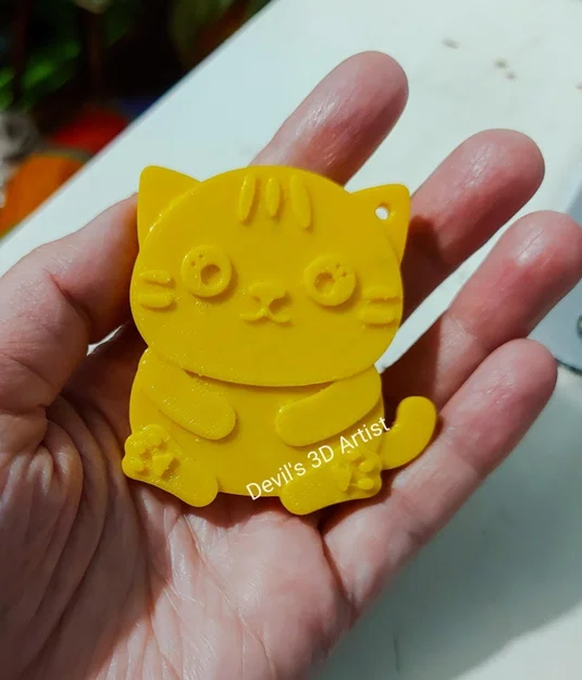 Móc khóa mèo con đáng yêu (Cute Kitty Keychain) cho người yêu mèo - Image 1