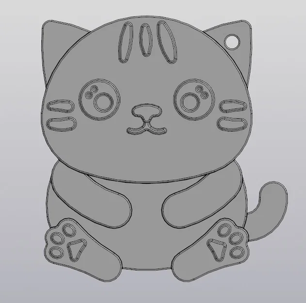 Móc khóa mèo con đáng yêu (Cute Kitty Keychain) cho người yêu mèo - Image 2