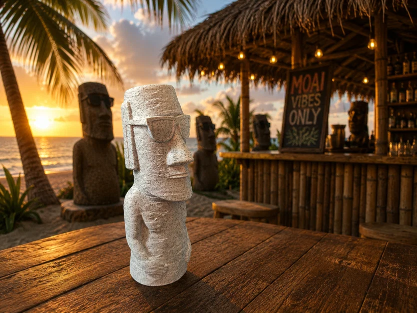 Moai Coolios - Tượng Moai đeo kính cực ngầu - Image 1