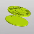 Móc khóa đồng xu mèo Catcoin đáng yêu - Tự in 3D tại nhà - Thumbnail 4